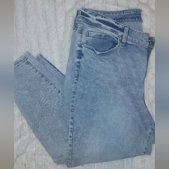 Lane Bryant Light Blue Skinny Jeans - Picture 1 of 5